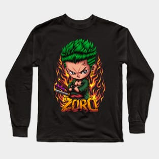 Chibi Zoro Long Sleeve T-Shirt